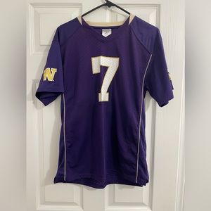 Rivalry Threads Washington Huskies Football Jersey Purple Boys XL